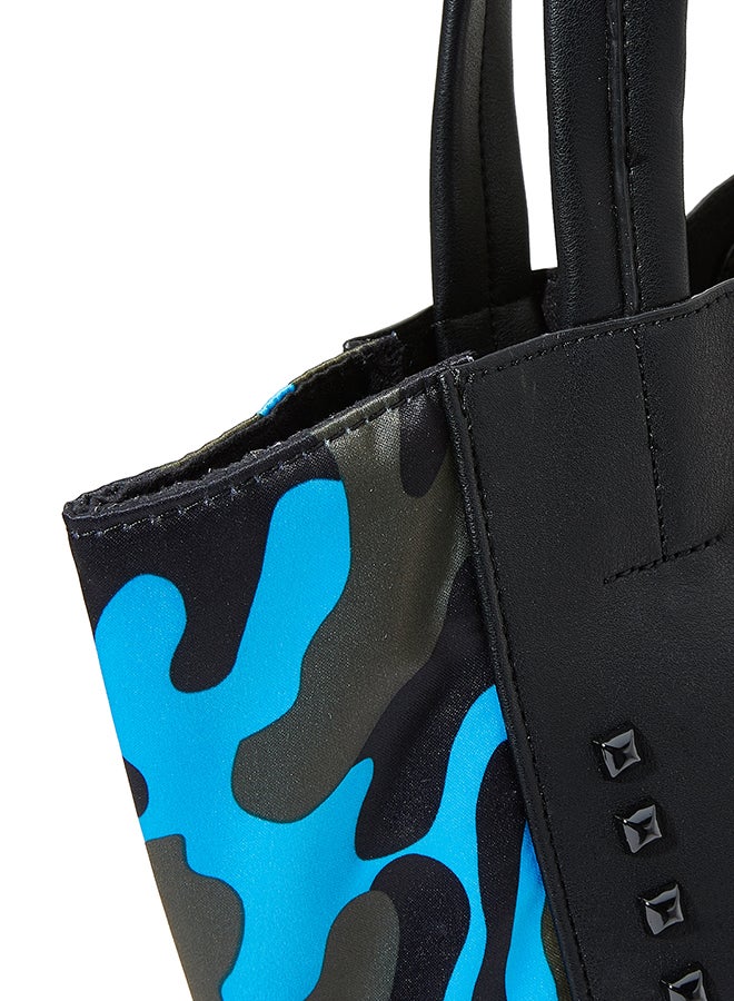 سوديني حقيبة حمل حديثة أسود/أزرق - Image 3