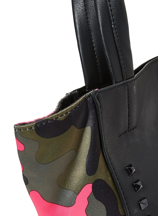 سوديني حقيبة حمل حديثة وردي/أسود - Image 3