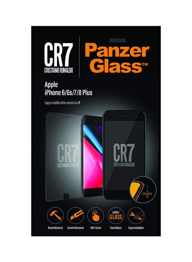 PanzerGlass - CR7 Screen Protector For Apple iPhone 6 Plus/6s Plus/7 Plus/8 Plus Multicolour - Image 1