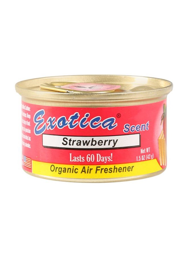 EXOTICA Strawberry Scent Organic Air Freshener 