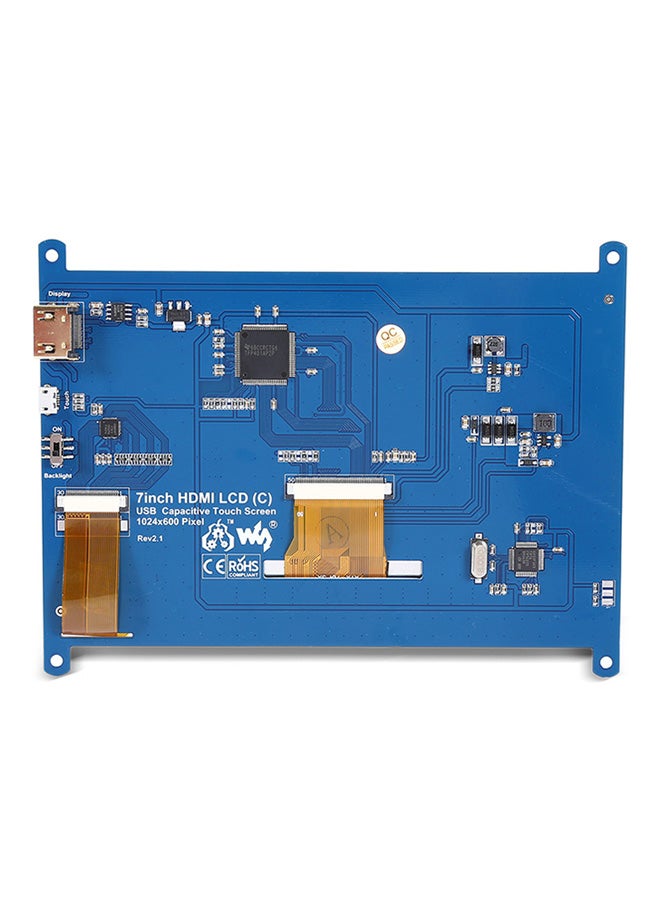 ويف شير شاشة HDMI LCD تعمل باللمس من النوع C لأجهزة ويندوز/راسبيري باي أزرق - Image 2