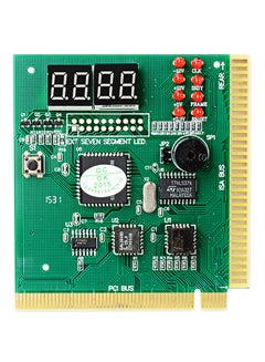 Generic 4-Digit PCI Motherboard Fault Failure Checker Module Green ...