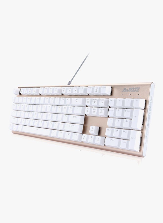 Ajazz AK40S Wired Mechanical Keyboard Beige - Image 3