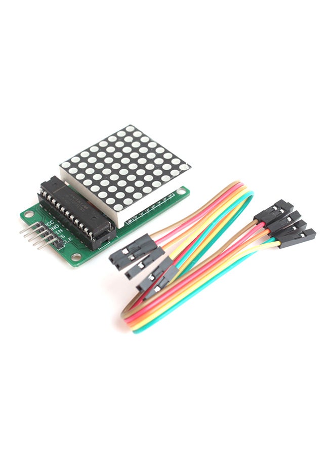Generic XdD102 Max7219 Dot Matrix Display Module SCM Control Board For Arduino Multicolour  - Image 1
