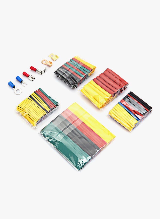 هاكا ديل طقم أطراف توصيل ذات أطراف معزولة من 350 قطعة مع 328 أنبوباً قابلاً للانكماش متعدد الألوان - Image 3