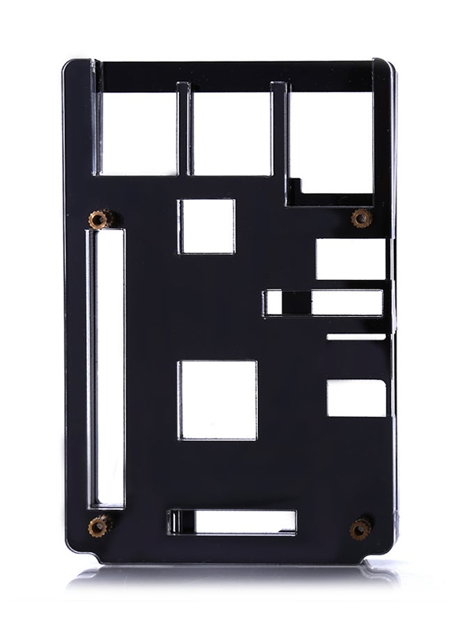 Generic - 5-Piece Acrylic Rainbow Case For Raspberry PI 2 Model B Black/Clear - Image 1