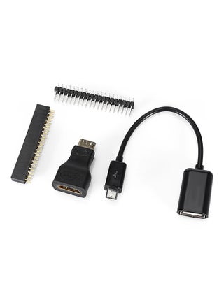 20-Pin Header Accessories Kit For Raspberry Pi Zero And Zero W Black - v1521615605/N13706004A_1