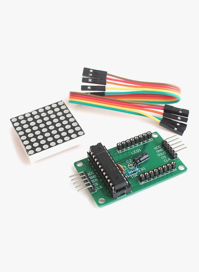 Generic XdD102 Max7219 Dot Matrix Display Module SCM Control Board For Arduino Multicolour  - Image 5