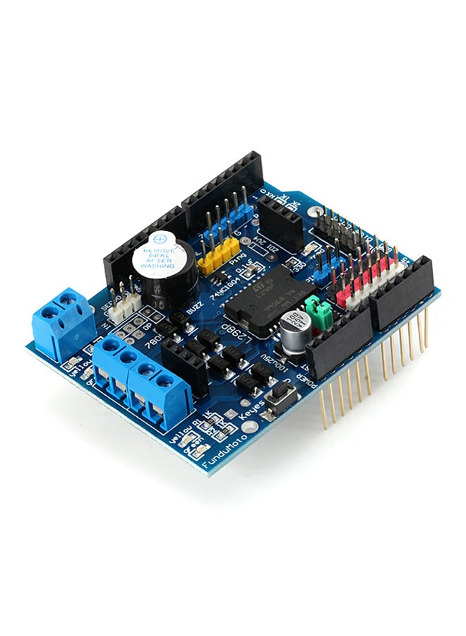 Dual Power H Bridge Motor Driver Shield Blue/Black  - Image 1
