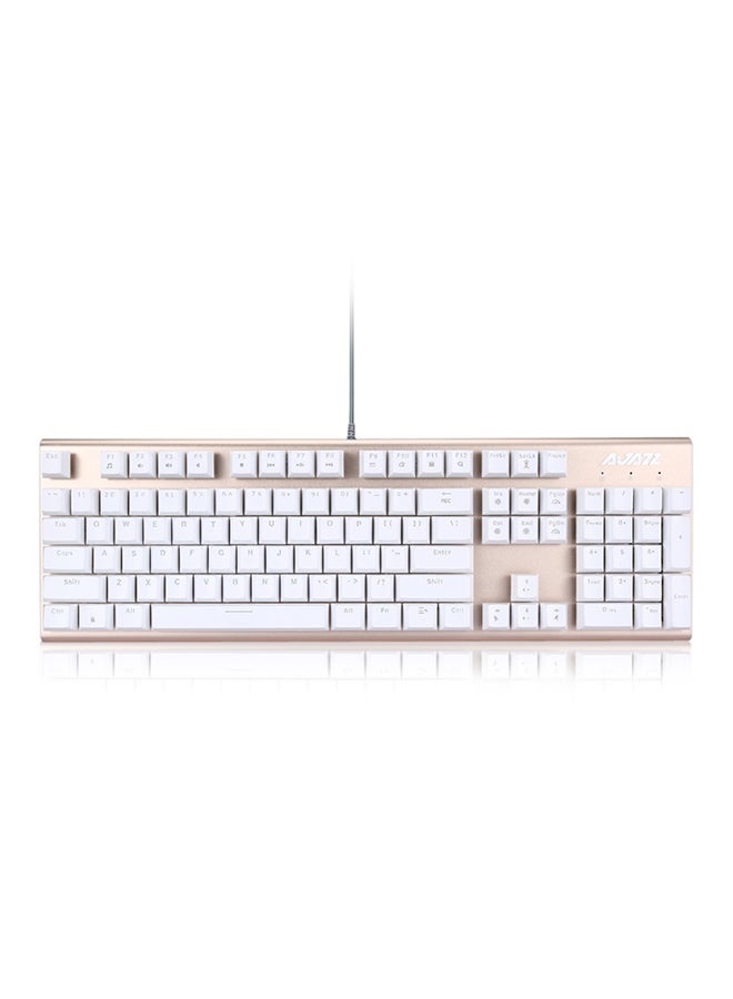 Ajazz AK40S Wired Mechanical Keyboard Beige - Image 4