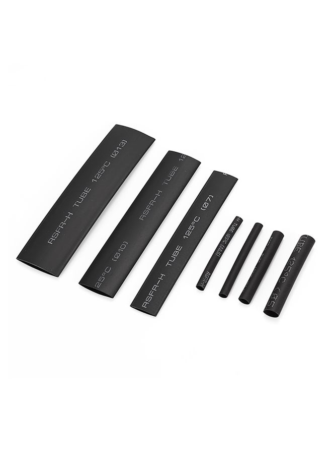 HakkaDeal 127-Piece Insulation Sleeve Flame Retardant Heat Shrinkable Tube Black  - Image 2
