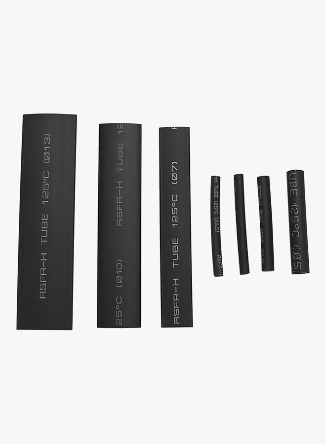 HakkaDeal 127-Piece Insulation Sleeve Flame Retardant Heat Shrinkable Tube Black  - Image 3