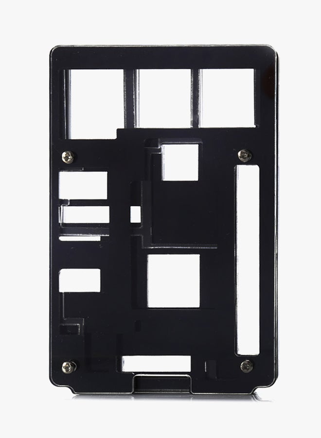Generic - 5-Piece Acrylic Rainbow Case For Raspberry PI 2 Model B Black/Clear - Image 1