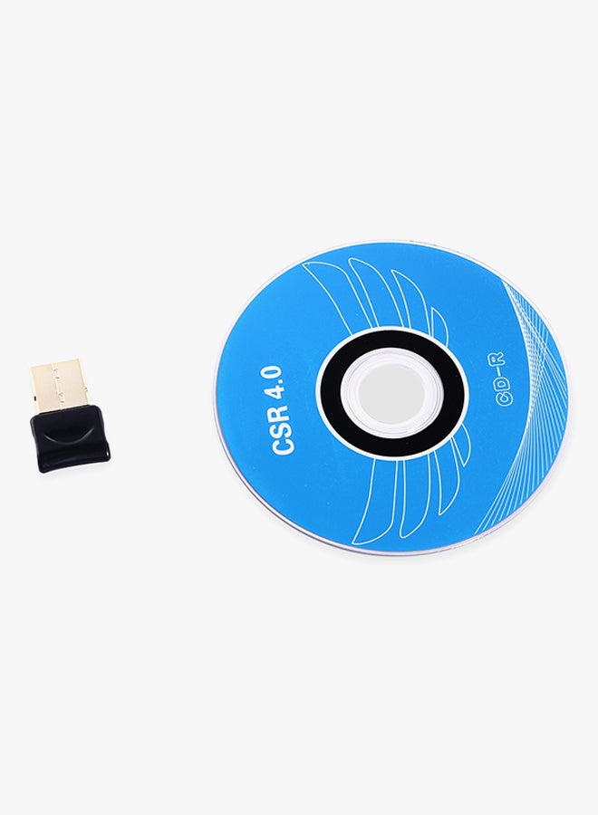 ماركة غير محددة - جهاز استقبال دونجل CSR 4.0 يعمل بالبلوتوث بوصلة ميني USB أسود - Image 1