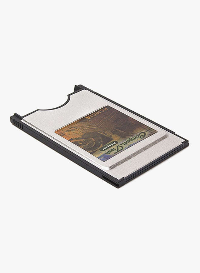 Portable Laptop PCMCIA Compact Flash PC CF Card Reader Adapter Silver