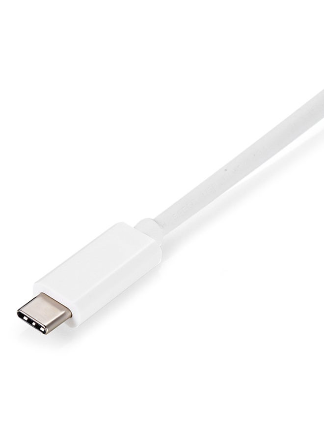 SSK Type-C To VGA Adapter White  - Image 4