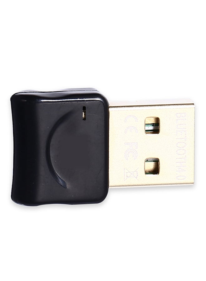 ماركة غير محددة - جهاز استقبال دونجل CSR 4.0 يعمل بالبلوتوث بوصلة ميني USB أسود - Image 1