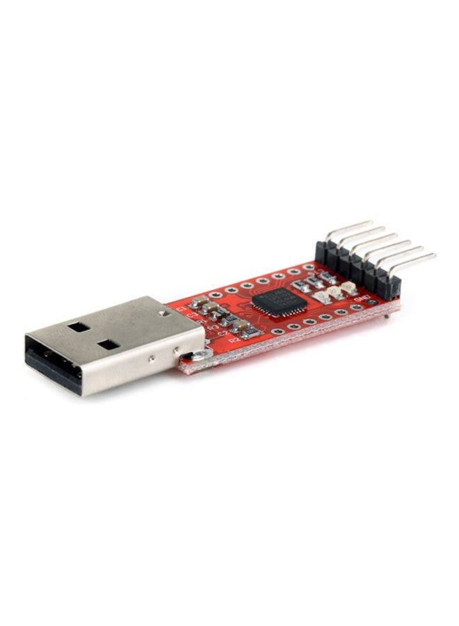 Generic USB To TTL Serial Module For Arduino Raspberry Pie Red/Silver  - Image 2