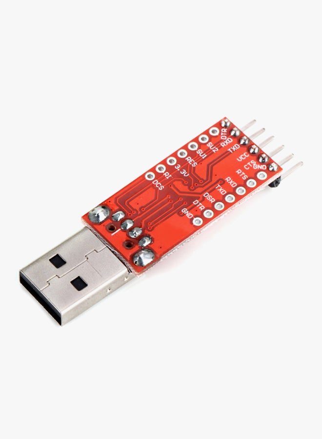 Generic USB To TTL Serial Module For Arduino Raspberry Pie Red/Silver  - Image 3