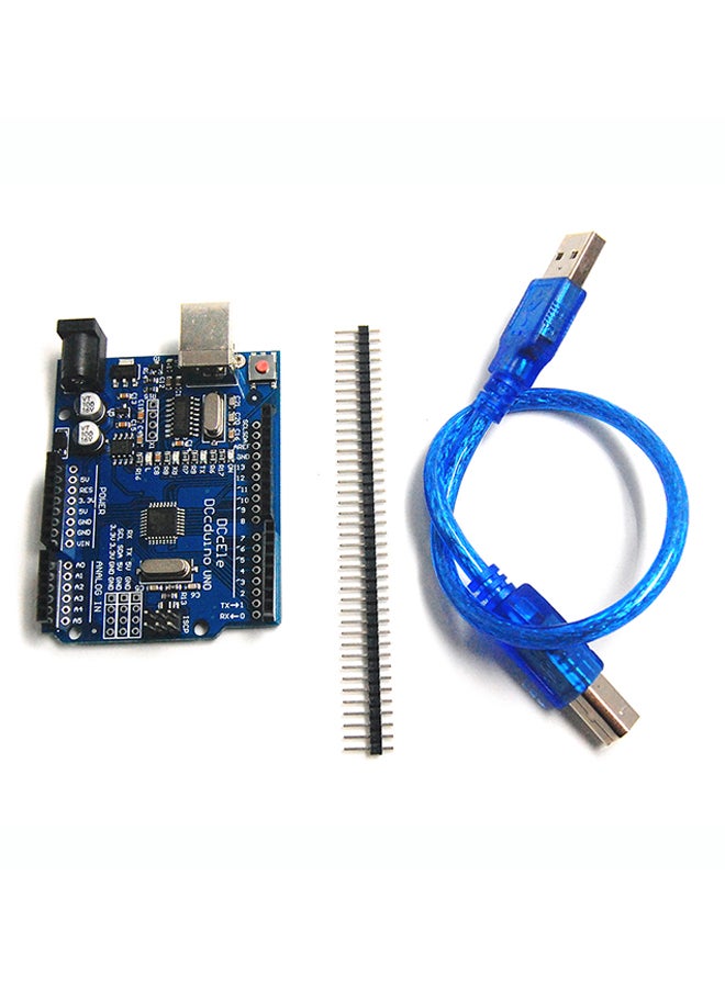 Generic - Arduino UNO R3 Development Board With USB Cable Blue - Image 1