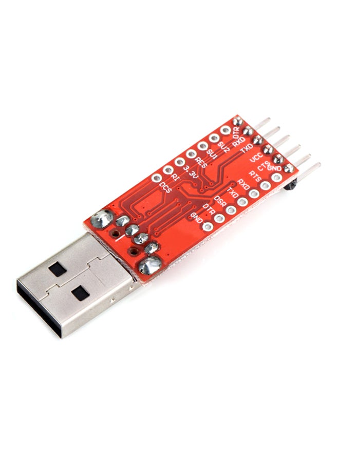 USB To TTL Serial Module For Arduino Raspberry Pie Red/Silver