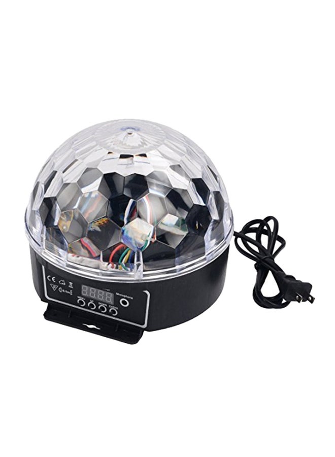 LED Crystal Ball With USB Multicolour 17.5cm - Image 1