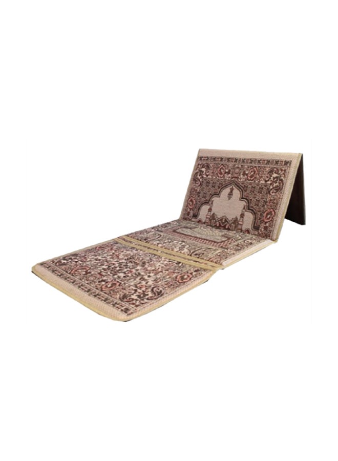 سندس حصيرة قابلة للطي للصلاة بيج / بني 160سم - Image 1