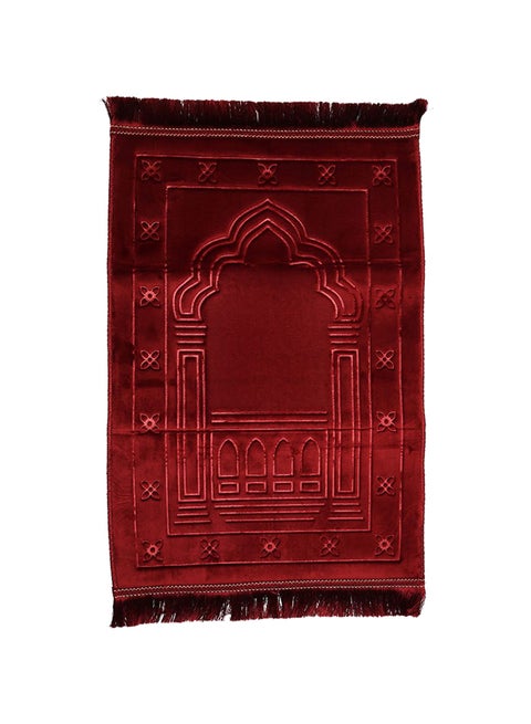 Rug Mat For Prayer Maroon 120 x 80cm