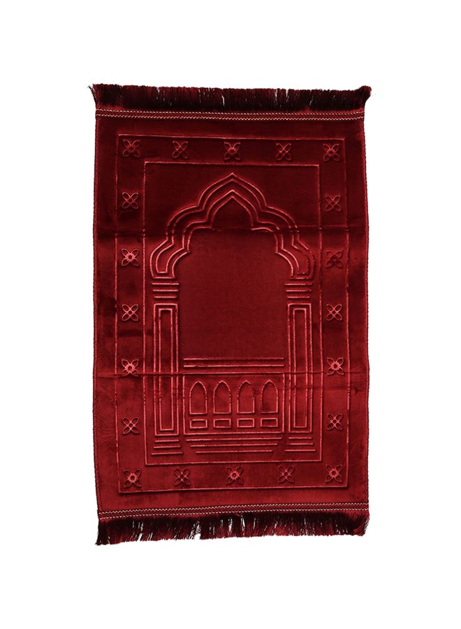 Rug Mat For Prayer Maroon 120 x 80cm