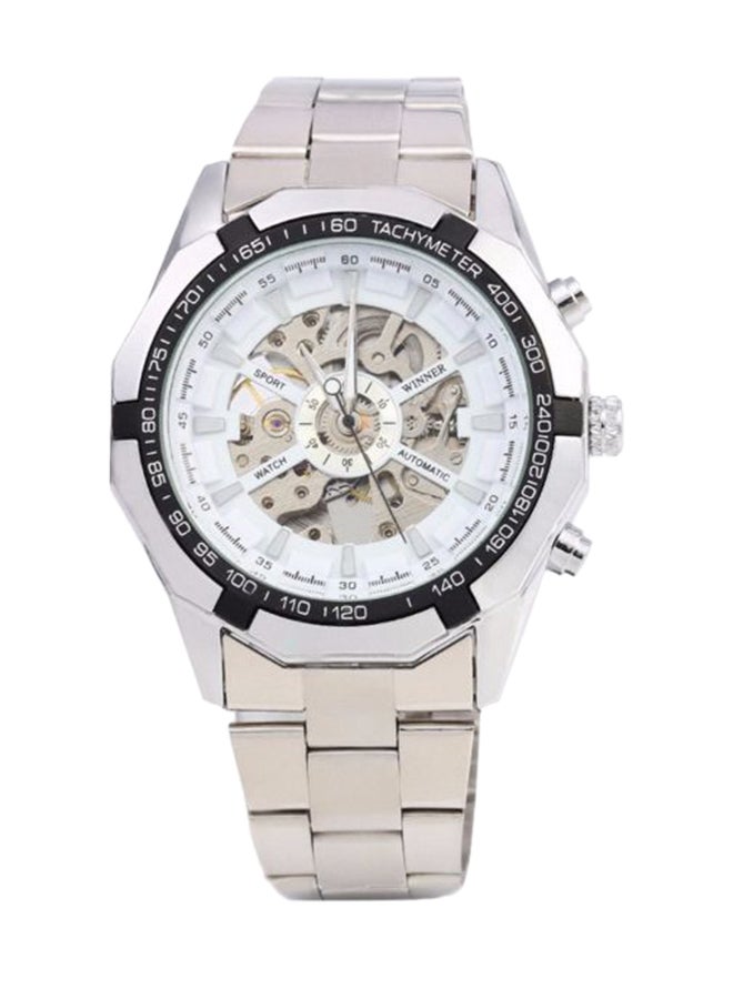 Winner Men's Stainless Steel Analog Watch TM340 - Image 1