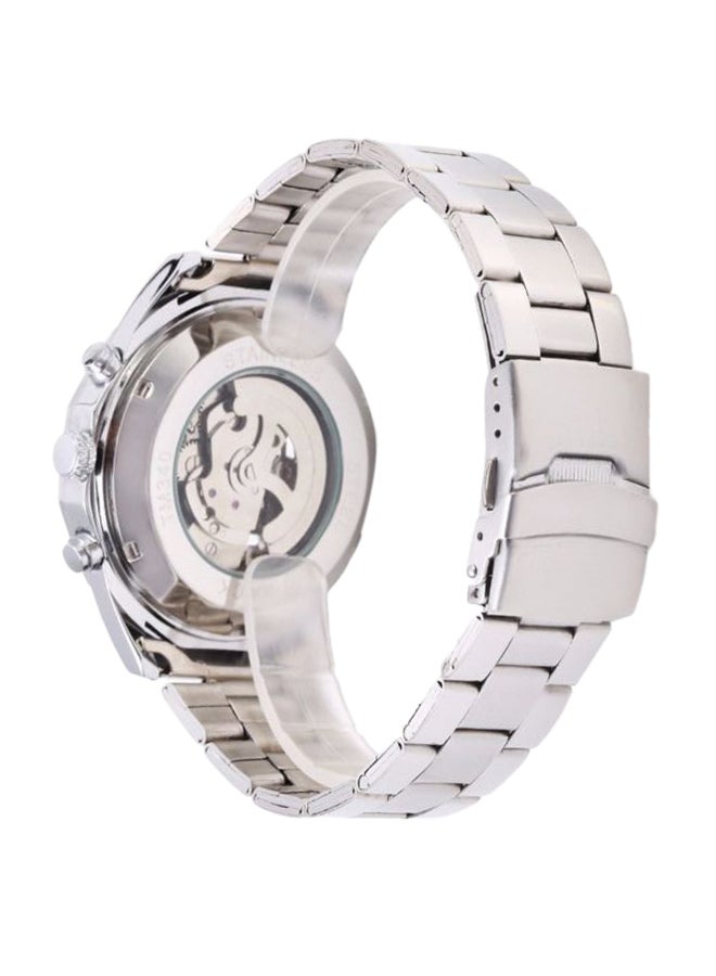 Winner Men's Stainless Steel Analog Watch TM340 - Image 2