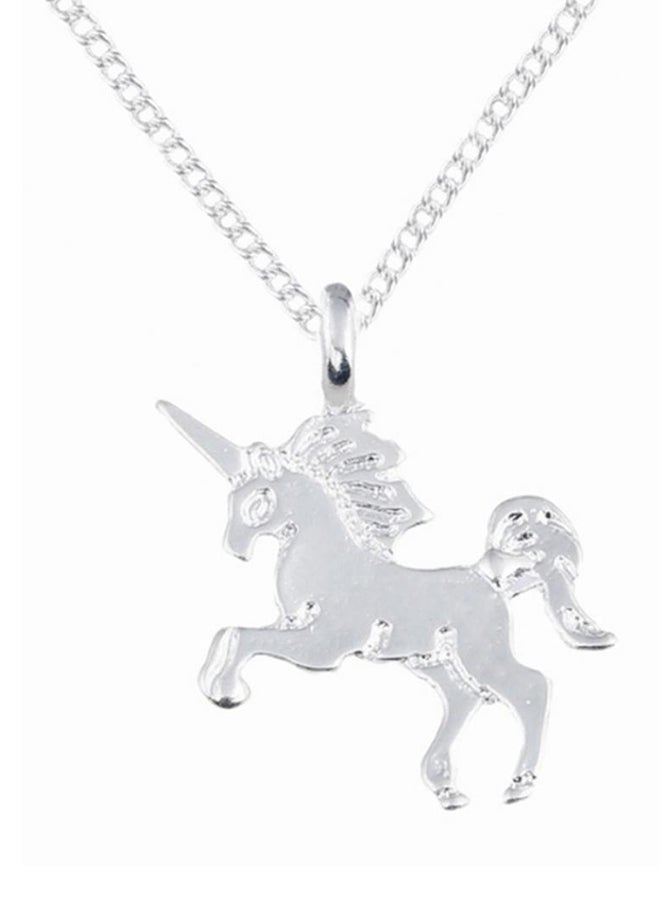 بلولانز قلادة مزينة بدلاية على شكل اليونيكورن مصنوعة من خليط معدني - Image 1