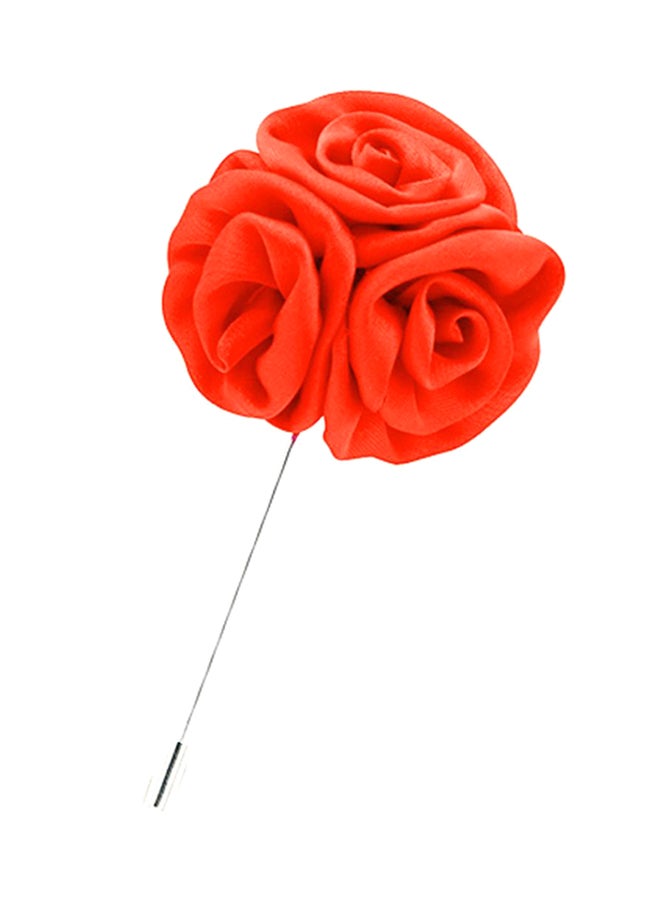 بلولانز دبوس للزينة يُوضع على طية صدر السترة عند العروة على شكل وردة