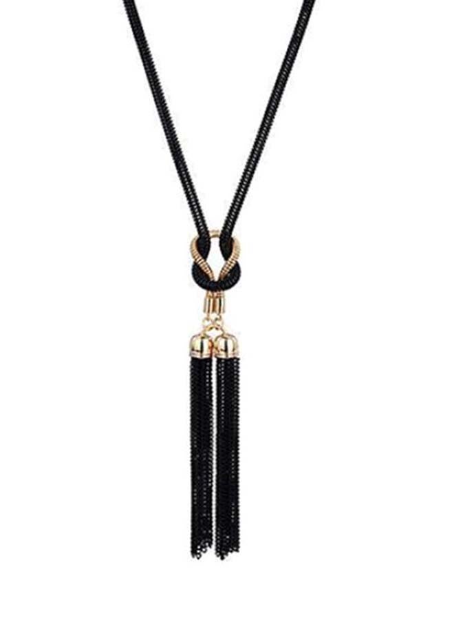 Bluelans Long Chain Tassel Pendant Necklace 