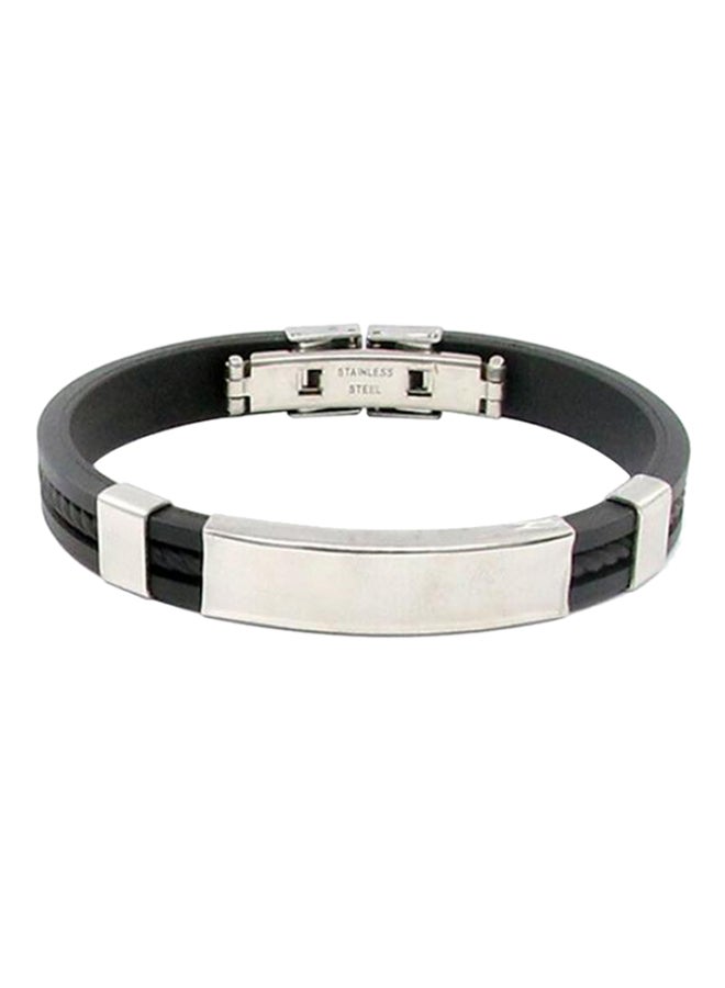 Bluelans Rubber Wristband Cuff Bracelet