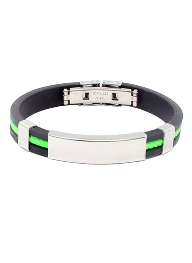 Bluelans Rubber Wristband Cuff Bracelet