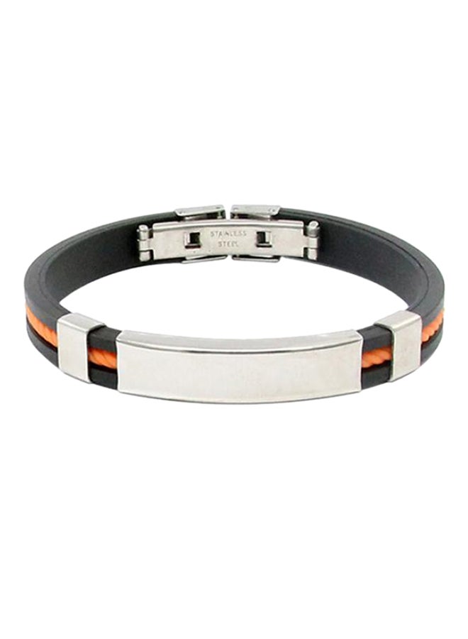 Bluelans Rubber Wristband Cuff Bracelet 