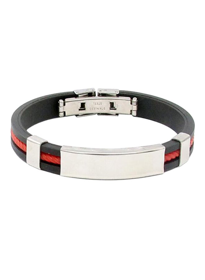 Bluelans Rubber Wristband Cuff Bracelet