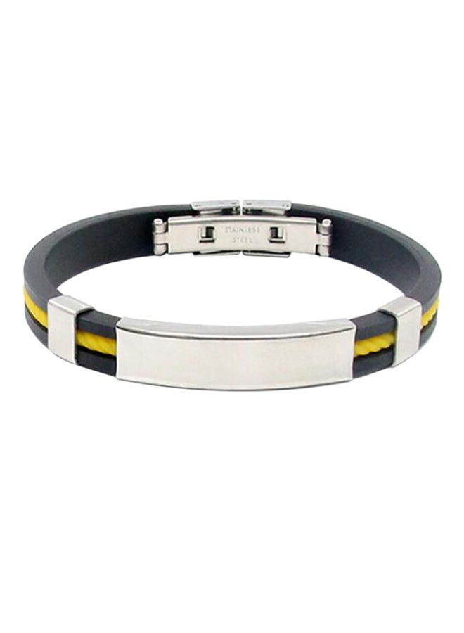 Bluelans Rubber Wristband Cuff Bracelet