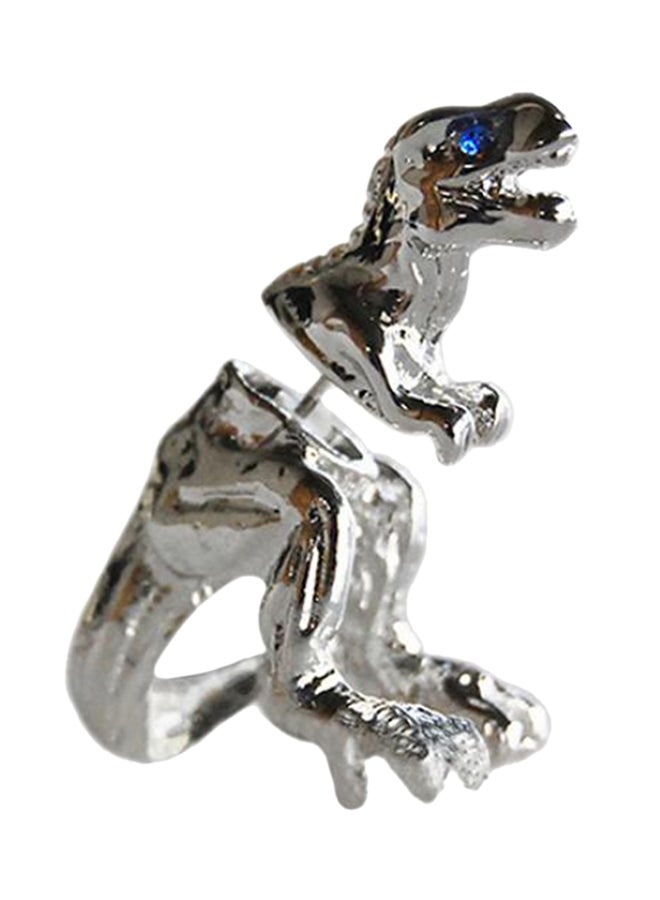 بلولانز أقراط كبس مصنوعة من خليط معدني على شكل الديناصور تي ريكس