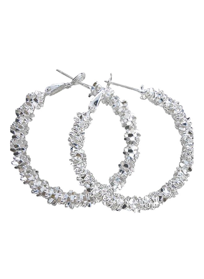Bluelans - Sterling Silver Hoop Earrings - Image 1