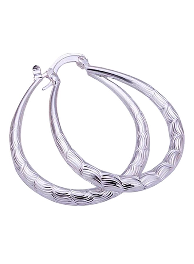 Bluelans 925 Sterling Silver U-Shape Dangle Earring 