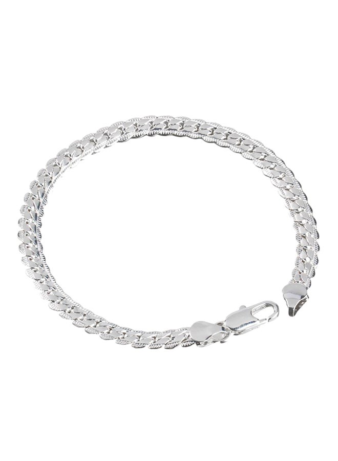 بلولانز سوار مزود بسلسلة ومطلي بالفضة