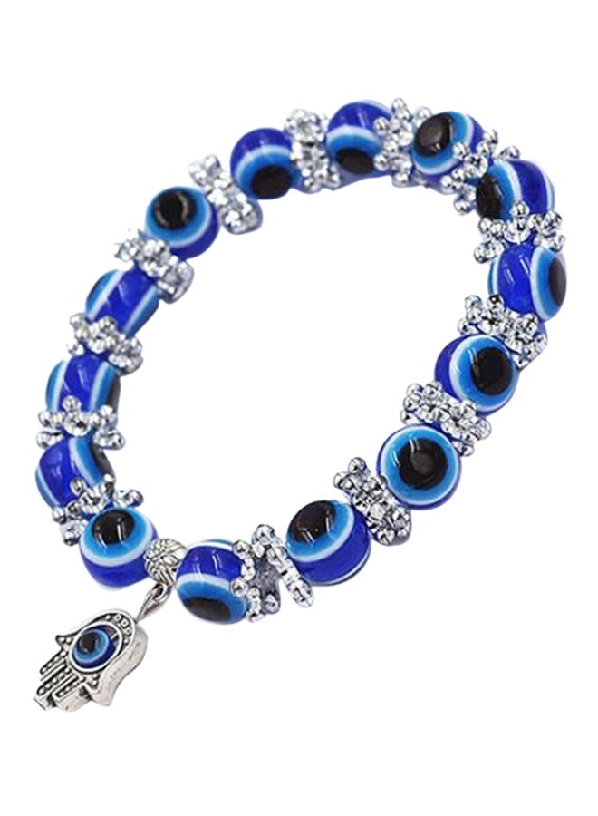 بلولانز سوار مطرز بزجاج على شكل عين فاطمة