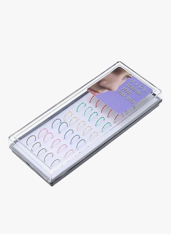 Bluelans 40-Piece Stainless Steel Nose Rings  - Image 3