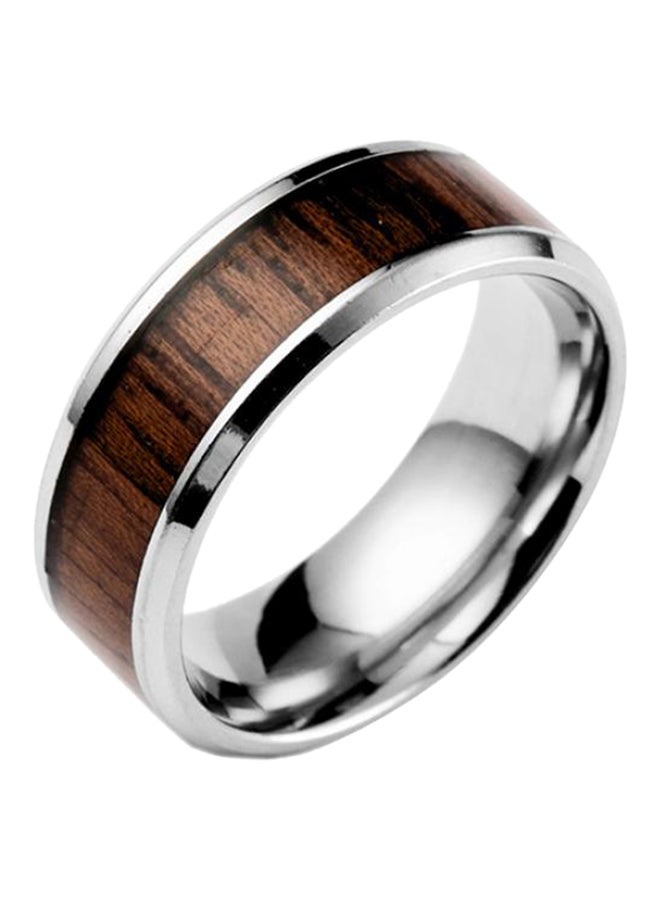 Bluelans Titanium Steel Plated Band Ring  - Image 2