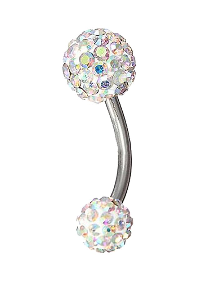 Bluelans - Rhinestone Navel Button Ball Ring - Image 1
