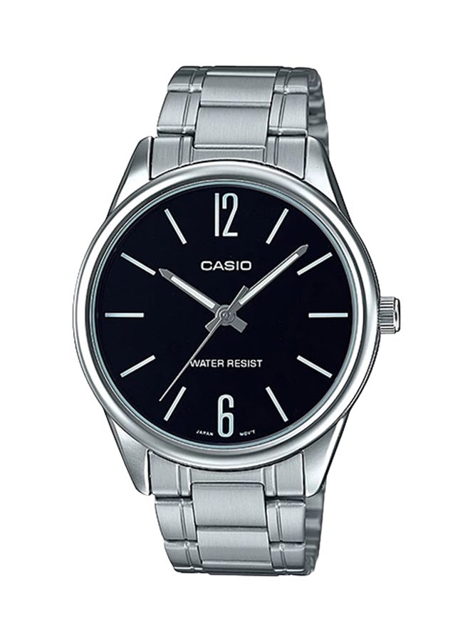 CASIO Men's Stainless Steel Analog Watch MTP-V005D-1B - 48 mm - Silver - Image 1
