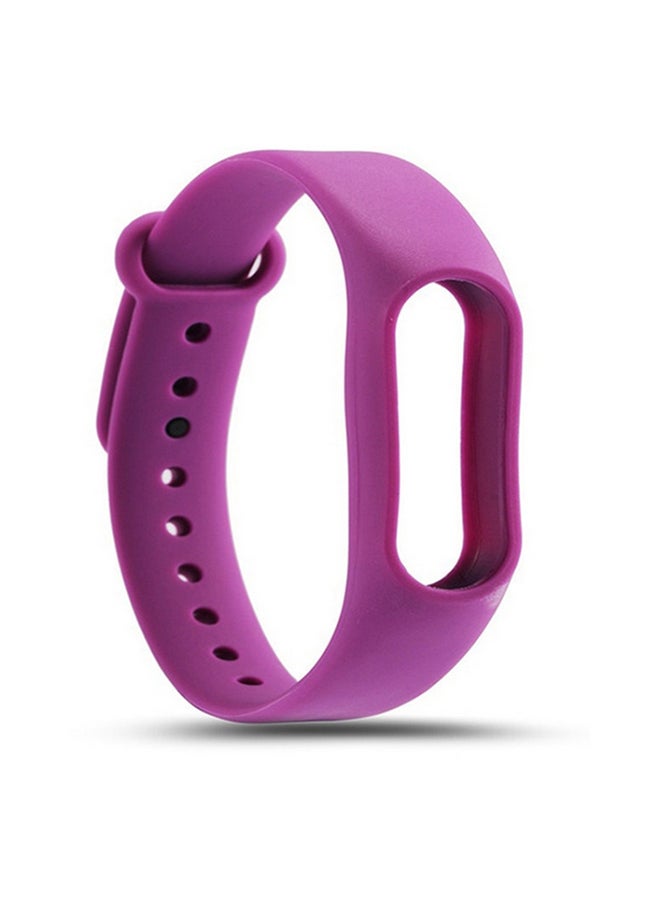 Silicone Strap Belt Replacement Wristband Smart Bracelet For Xiaomi Mi Band 2 Purple