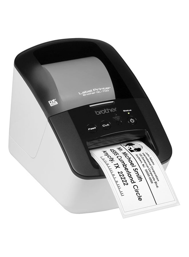 بروذر طابعة ملصقات QL-700 سريعة أبيض  - Image 1